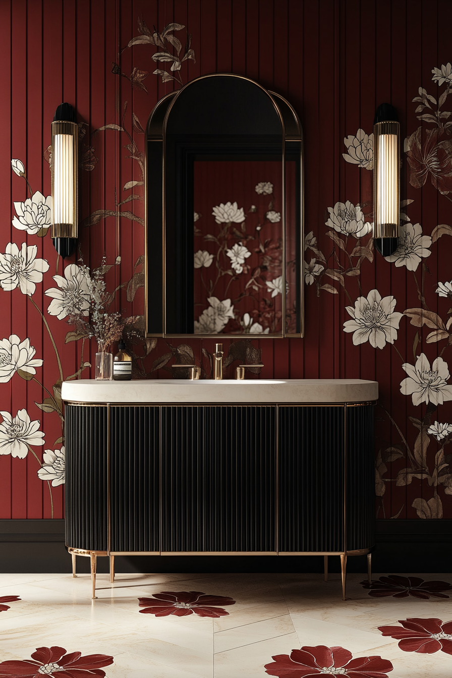 50+ Art Deco Wallpaper That Will Glam Up Your Bathroom – Offfflow
