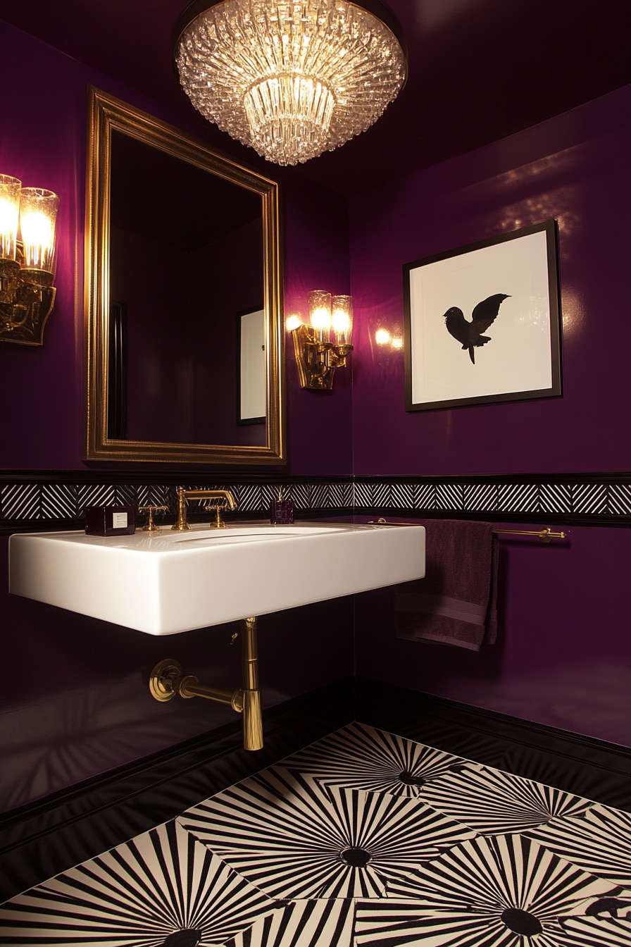34 Art Deco Bathroom Vanities and Mirrors: Transform Your Space with ...