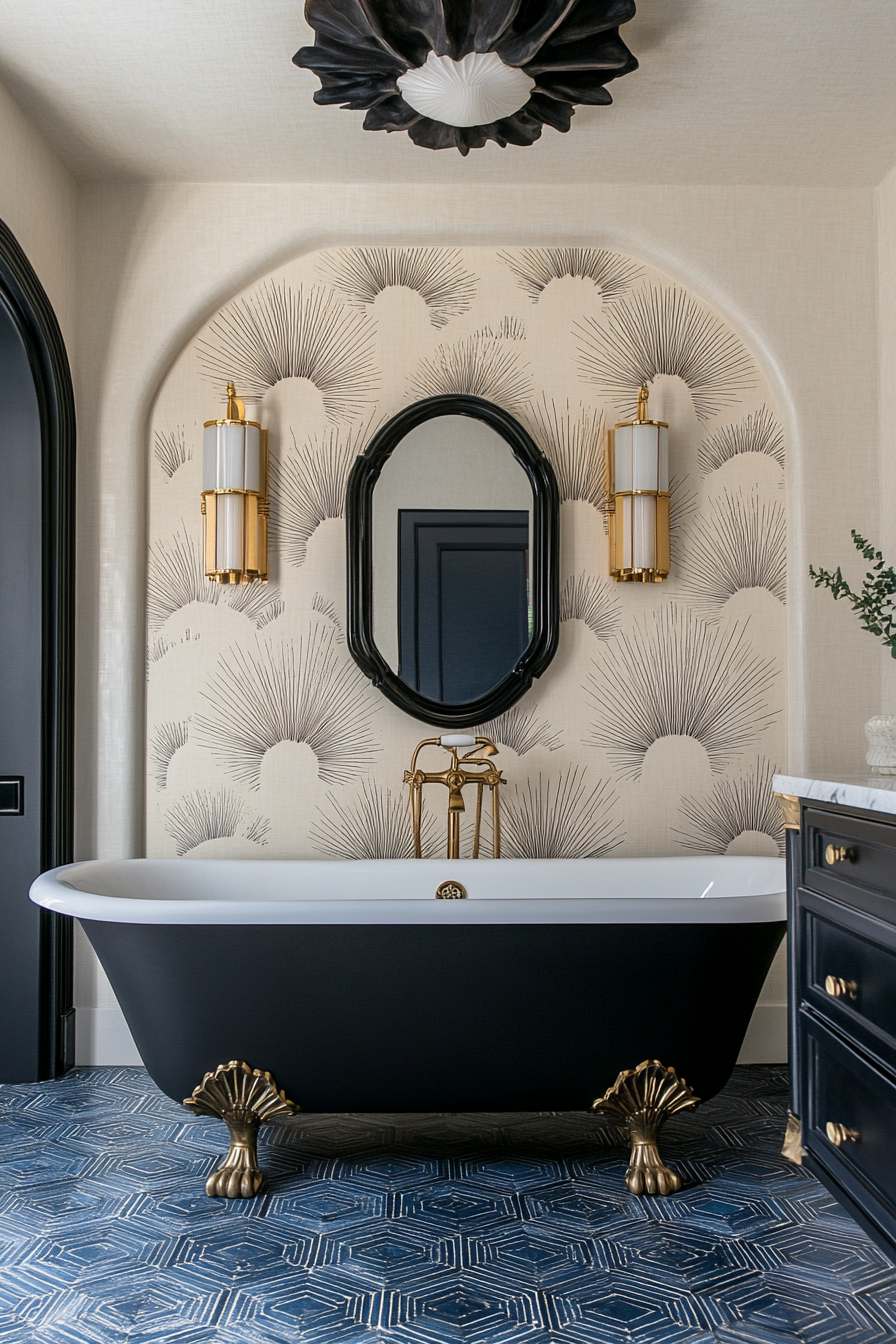 50+ Art Deco Wallpaper That Will Glam Up Your Bathroom – Offfflow