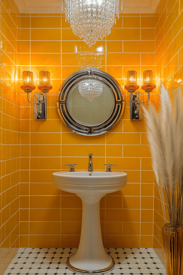 34 Art Deco Bathroom Vanities and Mirrors: Transform Your Space with ...