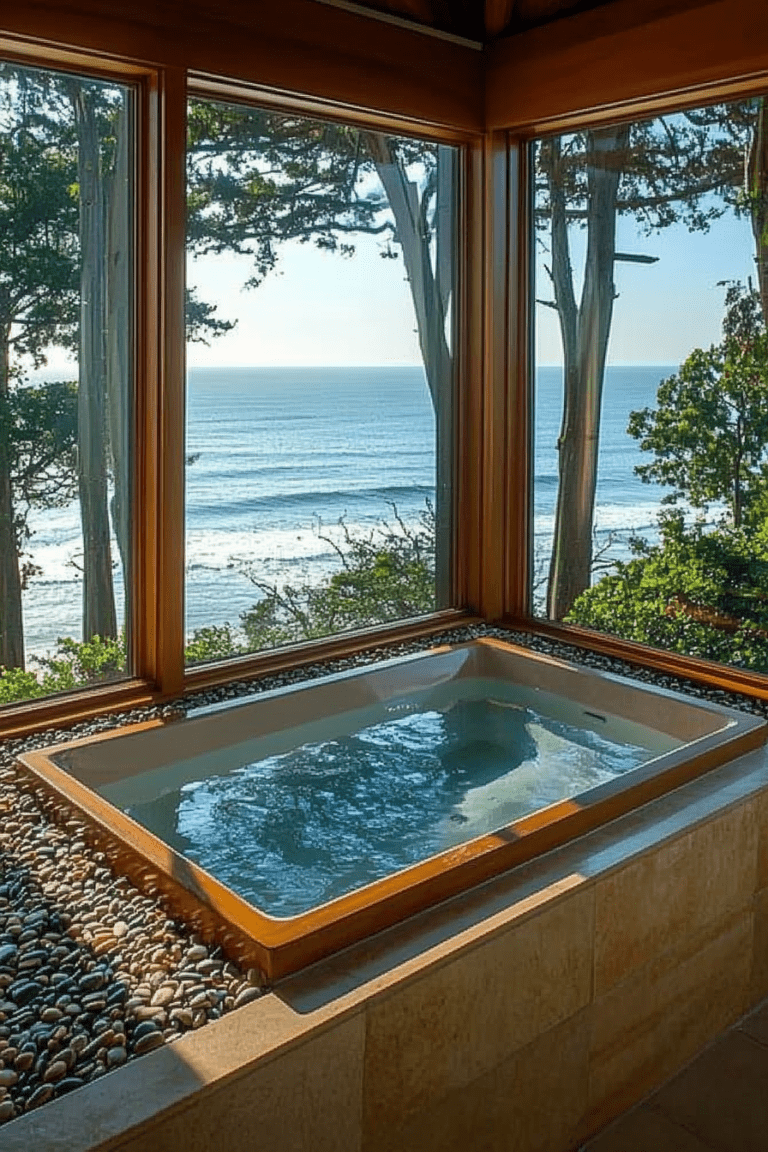Bathe with a View: 15 Water-View Bathrooms That’ll Soak Your Stress ...