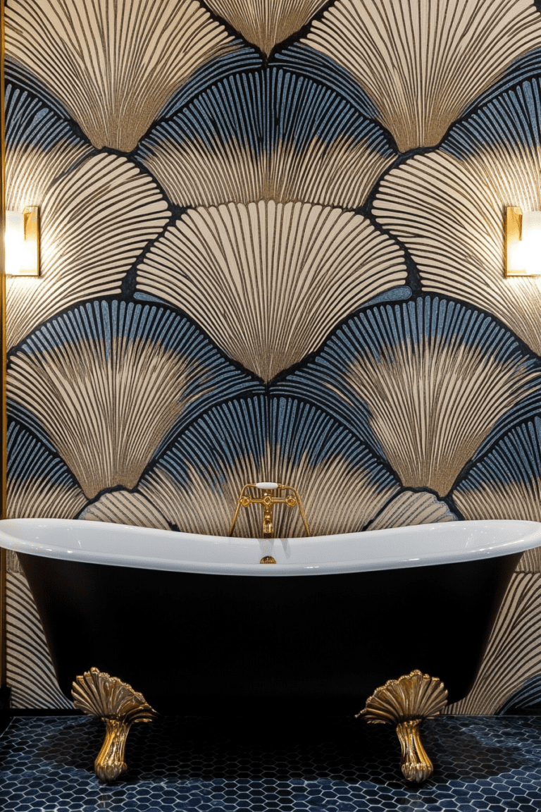 50+ Art Deco Wallpaper That Will Glam Up Your Bathroom – Offfflow