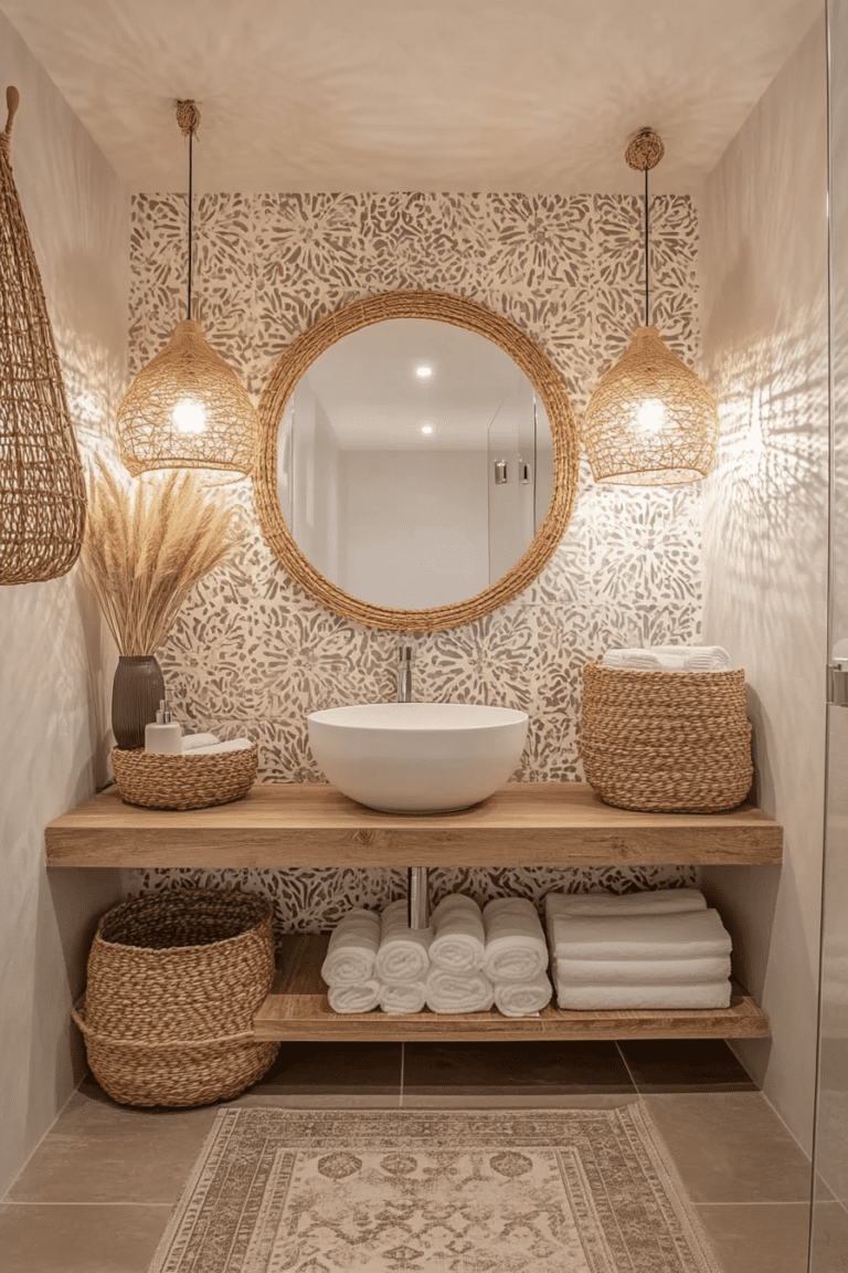 44 Boho Bathroom Ideas to Transform Your Space – Offfflow