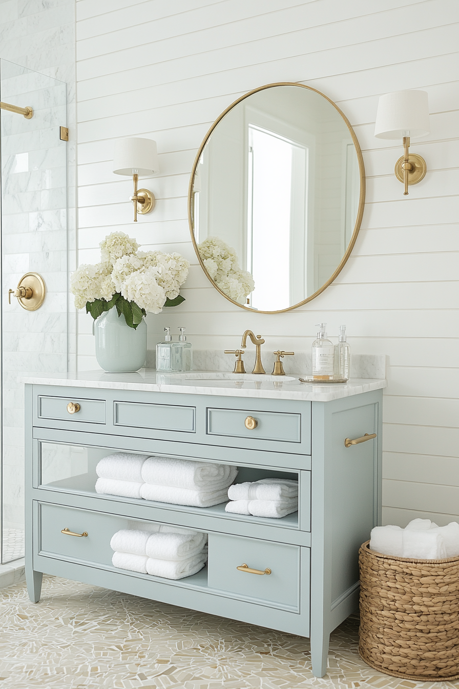 50+ White Bathroom Elegance: Five Inspiring Designs for a Timeless ...