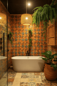 37 Terracotta Tile Bathrooms: A Timeless Blend of Warmth and Style ...