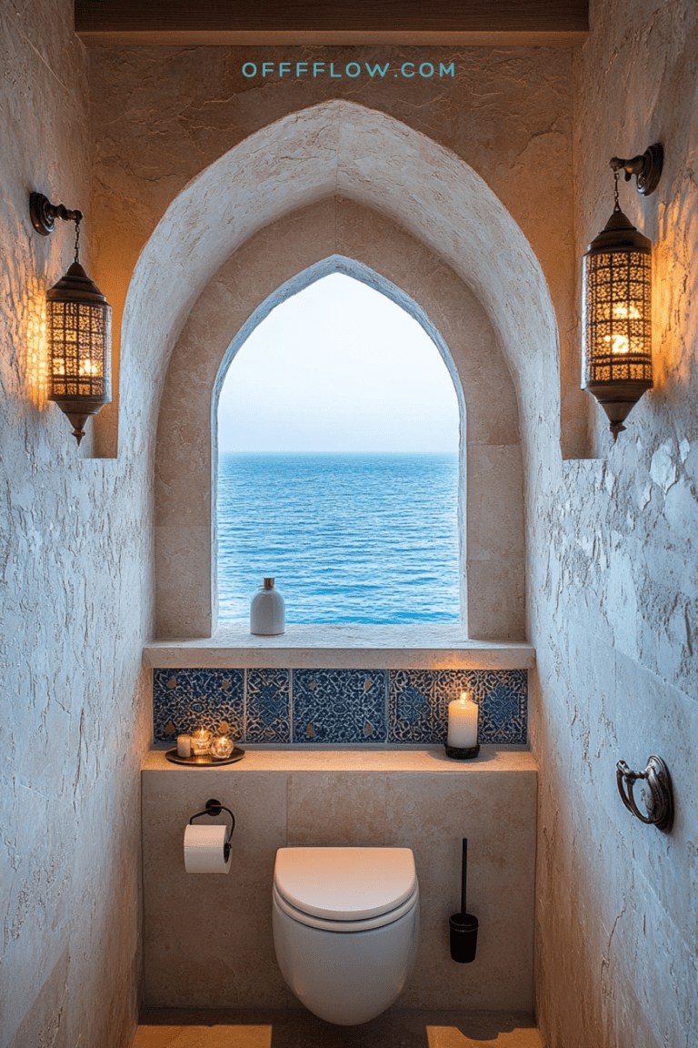 Curated visual reference: 35 Coastal Bathroom Design Ideas From Nautical To Mediterranean Photo Inspiration