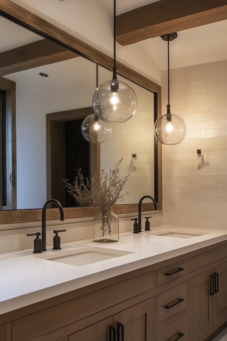 Modern Farmhouse Bathroom Lighting: A Perfect Blend of Rustic and ...